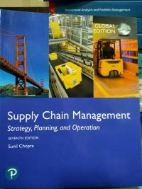 Supply Chain Management : Strategy, Planning and Operating